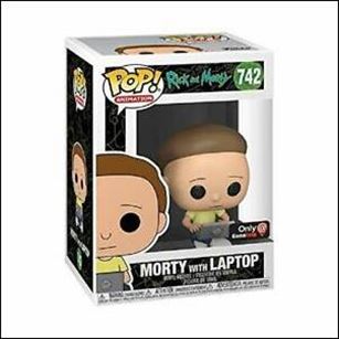 POP! Animation figure 742 Morty with laptop