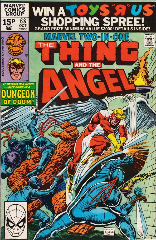 Marvel Two-in-One (1974) issue 68-C UK Price Cover