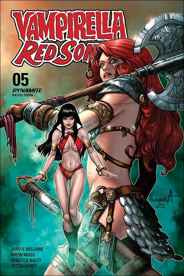 Vampirella / Red Sonja issue 5-M Sergio Davilla FOC Cover