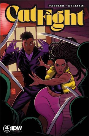 Cat Fight issue 4-D Joe Quinones 1:25 Cover