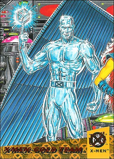 1994 Fleer Ultra X-Men (Team Triptych Subset) card 4 X-Men: Gold Team Part 1