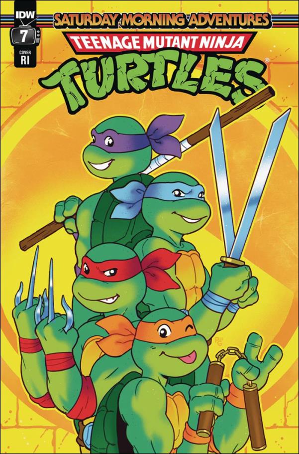 Teenage Mutant Ninja Turtles: Saturday Morning Adventures issue 7-D Paulina Ganucheau 1:10 Cover