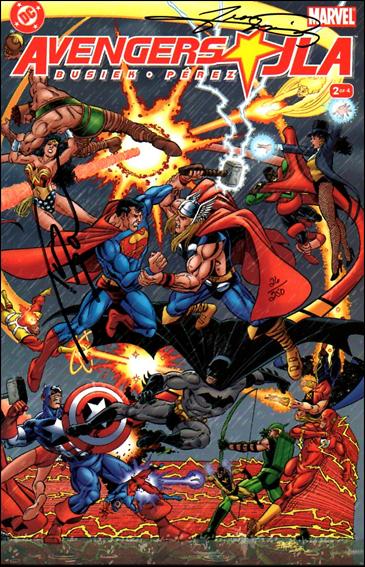 Avengers/JLA issue 2-B DF (Signed by George Perez & Tom Smith) 1/250