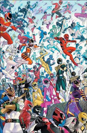 Mighty Morphin issue 2-D Dan Mora 1:10 Cover