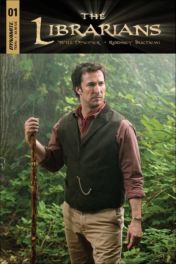 Librarians issue 1-F Flynn Carson 2nd Printing Photo Cover