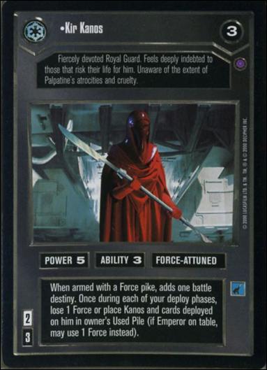 Star Wars: Reflections II: Expanding the Galaxy (Base Set) card 27 Kir Kanos
