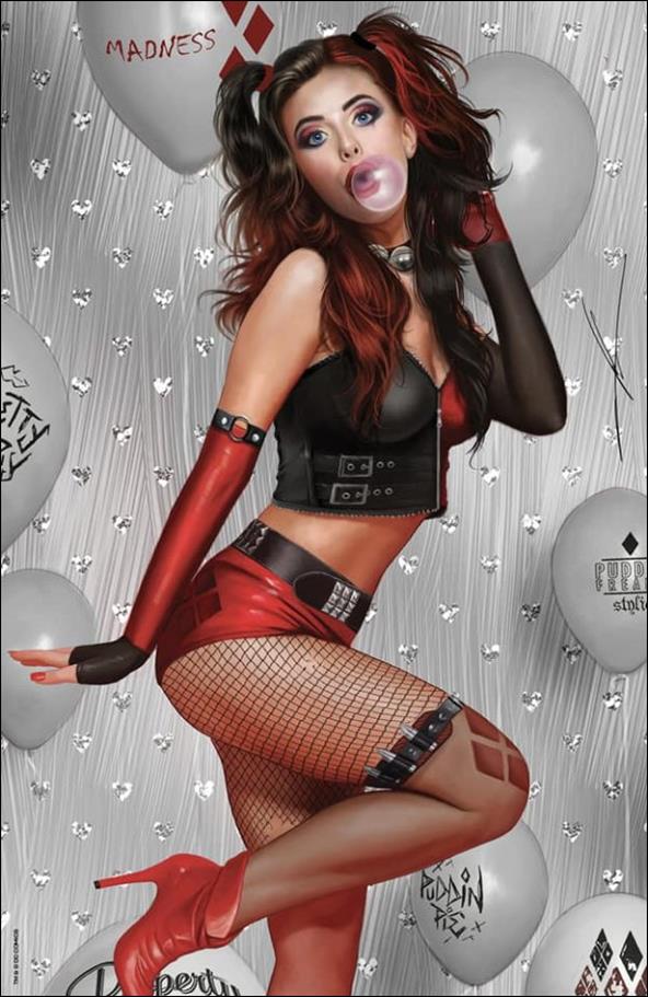 Harley Quinn (2021) issue 25-J Carla Cohen Virgin Foil Cover