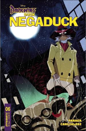 Negaduck issue 6-B Drew Moss Cover