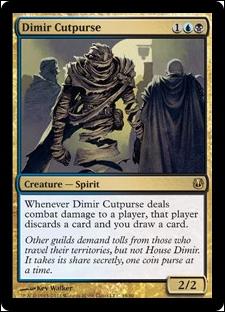 Magic the Gathering: Duel Decks: Ajani vs. Nicol Bolas card 49 Dimir Cutpurse