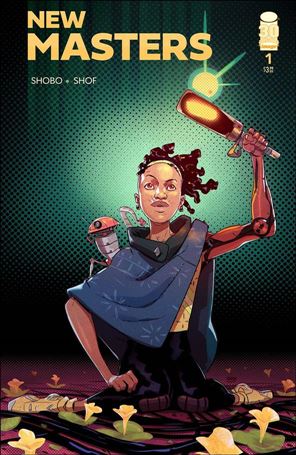 New Masters issue 1-B Green Background Cover