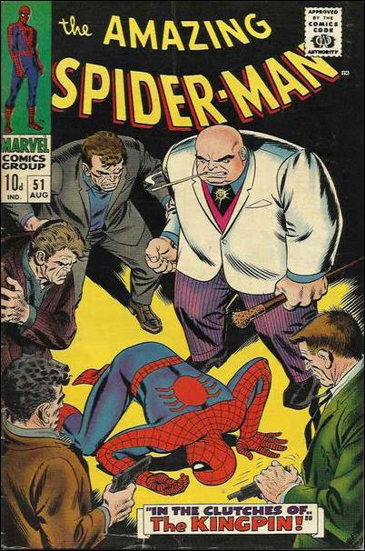 Amazing Spider-Man (1963) issue 51-B UK Price Cover