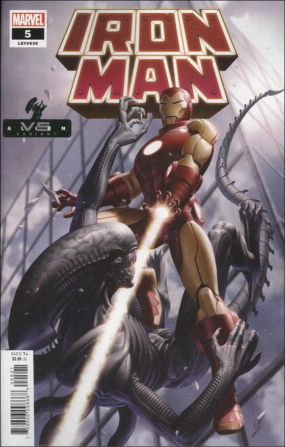 Iron Man (2020) issue 5-C Jung-Geun Yoon Marvel vs Alien Cover