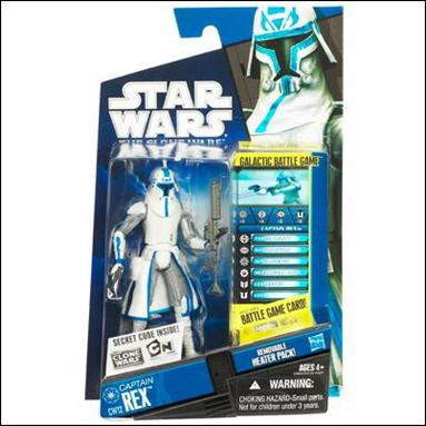 Star Wars: The Clone Wars Collection 3 3/4" Figures (2010) figure CW12 Captain Rex (Cold Weather Gear)