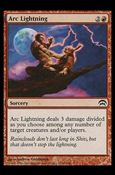Magic the Gathering: Planechase (Base Set) card 46 Arc Lightning