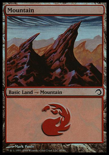 Magic the Gathering: Premium Deck Series: Slivers (Base Set) card 40 Mountain