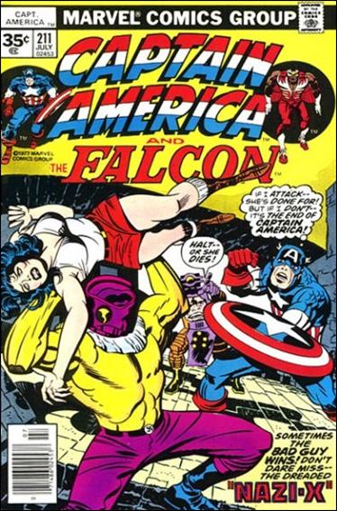 Captain America (1968) issue 211-B 35 Cent Price Cover 