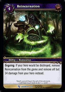 World of Warcraft: March of the Legion (Base Set) card 97 Reincarnation