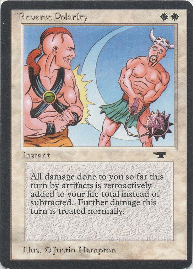 Magic the Gathering: Antiquities (Base Set) card 7 Reverse Polarity