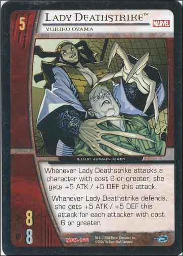 Marvel Origins: VS System (Base Set) card MOR-166-B Lady Deathstrike