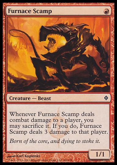 Magic the Gathering: New Phyrexia card 84 Furnace Scamp