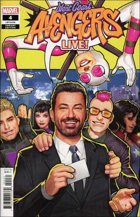 West Coast Avengers (2018) issue 4-C David Nakayama Cover