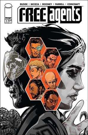 Free Agents (2024) issue 5 Stephen Mooney Cover