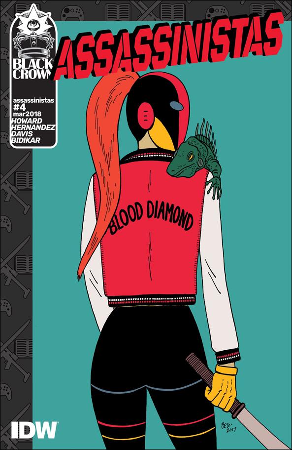 Assassinistas issue 4 Gilbert Hernandez Cover