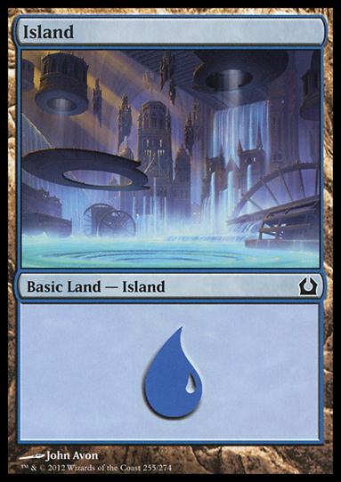 Magic the Gathering: Return to Ravnica (Base Set) card 255 Island