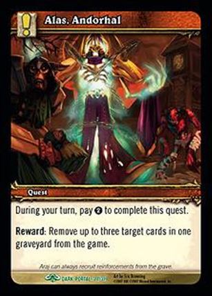 World of Warcraft: Through the Dark Portal (Base Set) card 311 Alas, Andorhal