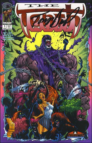 Tenth (1997/01) issue 1-C AE Cover Signed by Tony Daniel w/COA