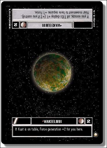 Star Wars: Special Edition Limited (Base Set) card 133 Wakeelmui
