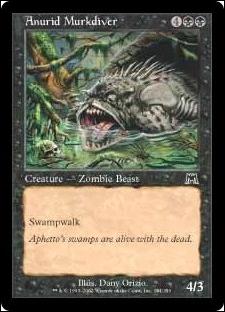 Magic the Gathering: Onslaught (Base Set) card 124 Anurid Murkdiver