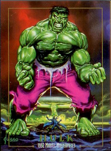 1992 Marvel Masterpieces (Promo) card 36 Hulk (Prototype)