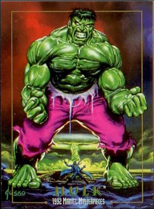 1992 Marvel Masterpieces (Promo) card 36 Hulk (Prototype)