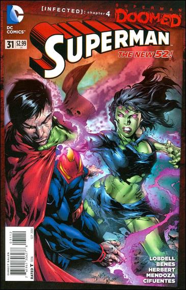 Superman (2011) issue 31-C Ed Benes Cover (2nd Printing)