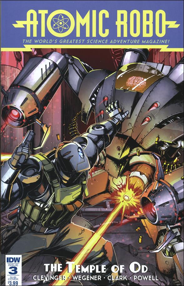 Atomic Robo and the Temple of Od issue 3-B Kei Zama & David Garcia Cruz Subscription Cover