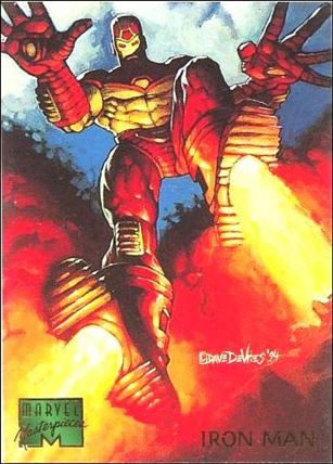 1995 Marvel Masterpieces (Base Set) card 52 Iron Man