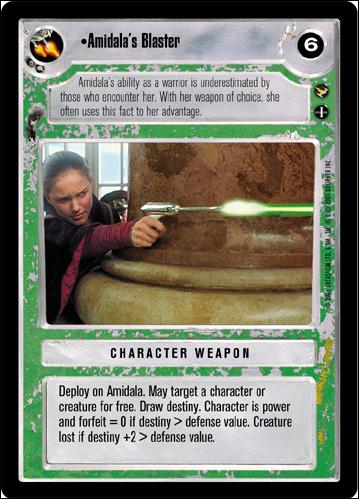 Star Wars: Theed Palace Limited (Base Set) card 125 Amidala's Blaster