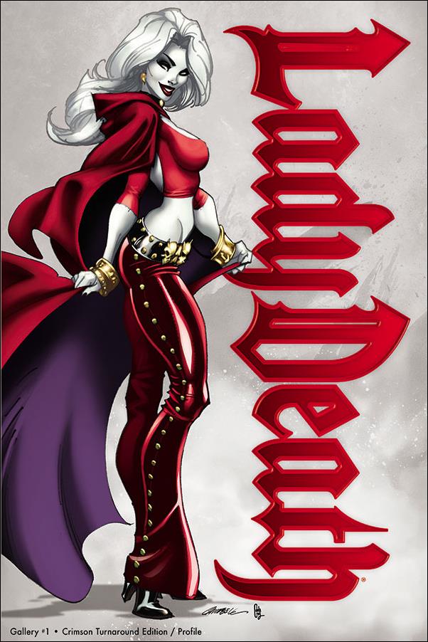 Lady Death: Gallery issue 1-F J. Scott Campbell "Profile" Cover, 1/500