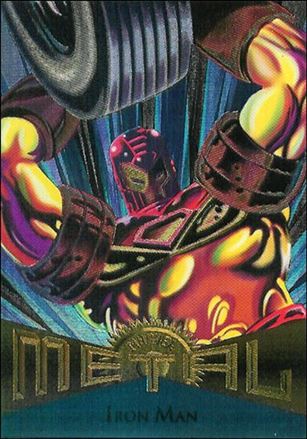Marvel Metal (Base Set) card 23 Iron Man