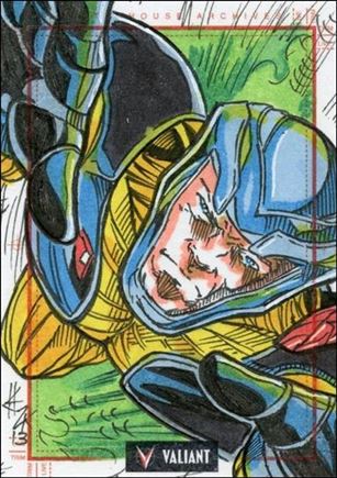 2013 Valiant Comics Preview Trading Card Set (Sketch Card Subset) card EH-02