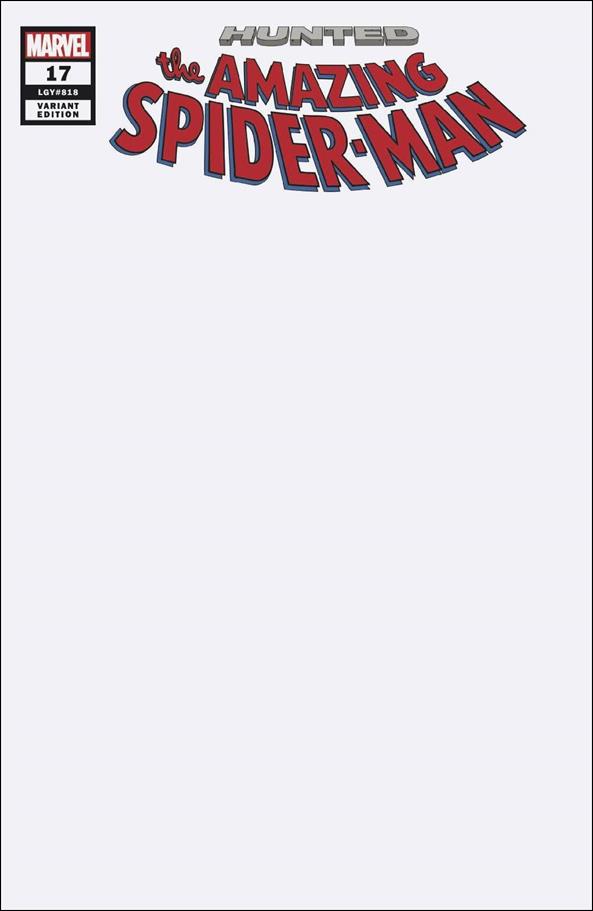 Amazing Spider-Man (2018) issue 17-C Blank/Sketch Cover