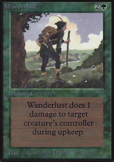 Magic the Gathering: Limited Edition Alpha (Base Set) card 226 Wanderlust