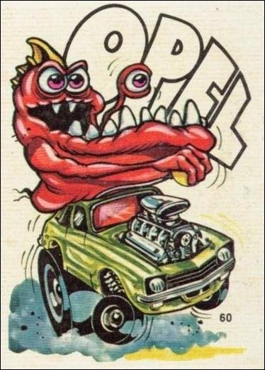 Fantastic Odd Rods: Series 2 (Base Set) card 60 Opel