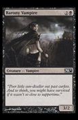 Magic the Gathering: 2011 Core Set (Base Set) card 82 Barony Vampire