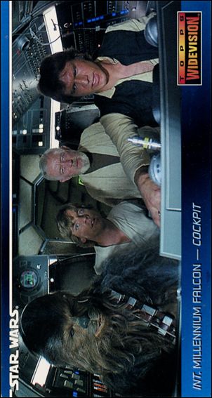 Star Wars Widevision (Promo) card K-03 Int. Millenium Falcon - Cockpit