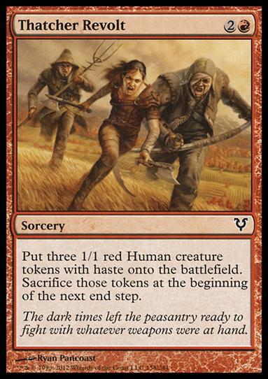 Magic the Gathering: Avacyn Restored (Base Set) card 158 Thatcher Revolt