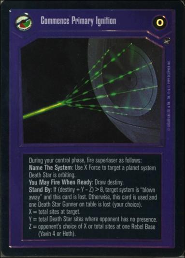 Star Wars: Reflections: A Collector's Bounty (Base Set) card 29 Commence Primary Ignition