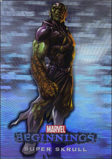 Marvel Beginnings: Series 1 (Marvel Villains Hologram Subset) card H-39 Super Skrull