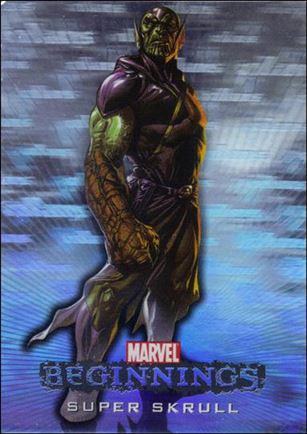Marvel Beginnings: Series 1 (Marvel Villains Hologram Subset) card H-39 Super Skrull